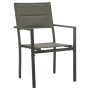 3-piece steel garden dining set by vidaXL, Garden sets - Ref: Foro24-3073531, Price: 174,17 €, Discount: %