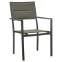 3-teiliges Garten-Ess-Set aus Stahl von vidaXL, Gartensets - Ref: Foro24-3073531, Preis: 171,99 €, Rabatt: %