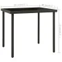 Juego de comedor para jardín 3 piezas acero de vidaXL, Conjuntos de jardín - Ref: Foro24-3073531, Precio: 171,99 €, Descuento: %