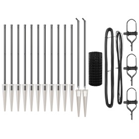 Cerca Euro de Set de 2 Gris Metal 25 x 1 m Duradera von , Zaunpaneele - Ref: Foro24-3350689, Preis: 208,85 €, Rabatt: %