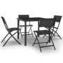 5-teiliges Garten-Ess-Set aus Stahl von vidaXL, Gartensets - Ref: Foro24-3073513, Preis: 233,00 €, Rabatt: %