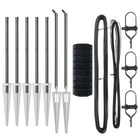 Cerca Euro con 7 postes de espiga 1x10 m Acero Galvanizado Gris von , Zaunpaneele - Ref: Foro24-3350704, Preis: 149,66 €, Rab...