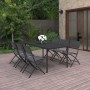 7-teiliges Garten-Essset aus Stahl von vidaXL, Gartensets - Ref: Foro24-3073505, Preis: 403,29 €, Rabatt: %