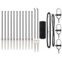 Euro Fence con 13 Picos de Anclaje 0.4x25 m Acero Galvanizado Gris de , Paneles de vallas - Ref: Foro24-3350709, Precio: 149,...