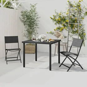 3-teiliges Garten-Ess-Set aus Stahl von vidaXL, Gartensets - Ref: Foro24-3073512, Preis: 158,28 €, Rabatt: %