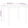Juego de comedor de jardín 3 piezas acero de vidaXL, Conjuntos de jardín - Ref: Foro24-3073512, Precio: 158,28 €, Descuento: %