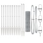 Cerca Euro con 13 Postes de Punta 1.2x25 m Acero Galvanizado de , Paneles de vallas - Ref: Foro24-3350767, Precio: 267,29 €, ...