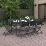 9-teiliges Garten-Ess-Set aus Stahl von vidaXL, Gartensets - Ref: Foro24-3073506, Preis: 466,94 €, Rabatt: %