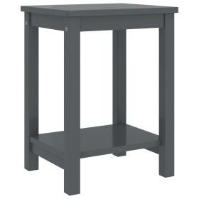 Solid dark gray pine wood bedside tables 35x30x47 cm by vidaXL, Nightstands - Ref: Foro24-322214, Price: 38,93 €, Discount: %