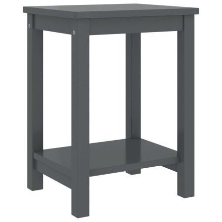 Solid dark gray pine wood bedside tables 35x30x47 cm by vidaXL, Nightstands - Ref: Foro24-322214, Price: 38,93 €, Discount: %