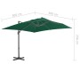 Ampelschirm mit grünem Aluminiummast 300x300 cm von vidaXL, Sonnenschirme - Ref: Foro24-44634, Preis: 176,25 €, Rabatt: %