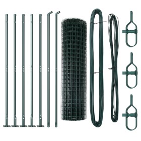 Cerca Euro de Set de 2 Verde Metal 10 x 1.2 m