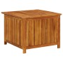 Garten-Aufbewahrungsbox aus massivem Akazienholz, 75 x 75 x 58 cm von vidaXL, Aufbewahrungsboxen für den Außenbereich - Ref: ...