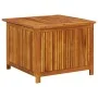 Garten-Aufbewahrungsbox aus massivem Akazienholz, 75 x 75 x 58 cm von vidaXL, Aufbewahrungsboxen für den Außenbereich - Ref: ...