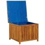 Garten-Aufbewahrungsbox aus massivem Akazienholz, 75 x 75 x 58 cm von vidaXL, Aufbewahrungsboxen für den Außenbereich - Ref: ...