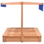 Sandkasten mit Tannenholzdach 112x112x112 cm von vidaXL, Sandkästen - Ref: Foro24-316474, Preis: 162,33 €, Rabatt: %