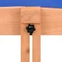 Arenero con techo de madera de abeto 112x112x112 cm de vidaXL, Cajones de arena - Ref: Foro24-316474, Precio: 176,72 €, Descu...