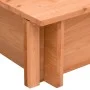 Arenero con techo de madera de abeto 112x112x112 cm de vidaXL, Cajones de arena - Ref: Foro24-316474, Precio: 176,72 €, Descu...