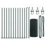 Cerca Euro con 13 Postes Flanchados 0.4x25 m Acero Galvanizado de , Paneles de vallas - Ref: Foro24-3350861, Precio: 99,33 €,...