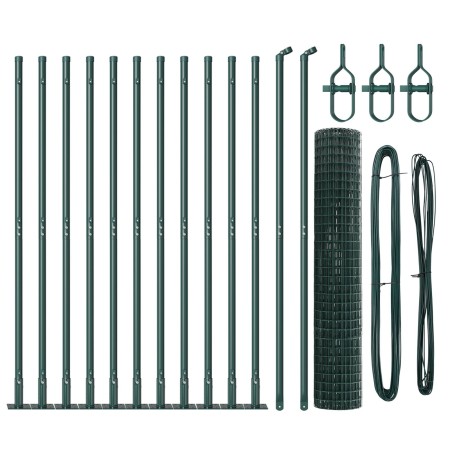 Cerca Euro de Set de 2 Verde Metal 25 x 1.2 m Duradera de , Paneles de vallas - Ref: Foro24-3350865, Precio: 198,69 €, Descue...