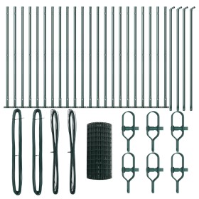 Cerca Euro con 13 postes flangados 0.4x50 m de