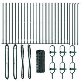Cerca Europea con 13 Postes con Brida 0.4x50 m Acero Galvanizado von , Zaunpaneele - Ref: Foro24-3350872, Preis: 204,47 €, Ra...