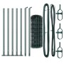 Euro Cercado con 7 Postes con Bridas 0.4x10 m de Acero Galvanizado de , Paneles de vallas - Ref: Foro24-3350876, Precio: 61,9...