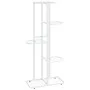 Weißer Blumenständer aus Metall mit 5 Regalen, 43 x 22 x 98 cm von vidaXL, Topfständer - Ref: Foro24-336111, Preis: 41,12 €, ...