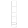 White metal 5-shelf flower stand 43x22x98 cm by vidaXL, Pot stands - Ref: Foro24-336111, Price: 41,12 €, Discount: %