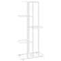 Weißer Blumenständer aus Metall mit 5 Regalen, 43 x 22 x 98 cm von vidaXL, Topfständer - Ref: Foro24-336111, Preis: 41,96 €, ...