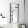 Black steel towel rack 60x10x116 cm by vidaXL, Towel racks - Ref: Foro24-336120, Price: 43,18 €, Discount: %