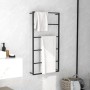 Toallero de acero negro 60x10x116 cm de vidaXL, Toalleros - Ref: Foro24-336120, Precio: 46,23 €, Descuento: %