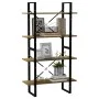 4-tier solid pine wood shelf 80x30x140 cm by vidaXL, Bookcases and shelves - Ref: Foro24-806465, Price: 96,59 €, Discount: %