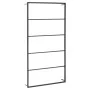 Black steel towel rack 60x10x116 cm by vidaXL, Towel racks - Ref: Foro24-336120, Price: 43,18 €, Discount: %