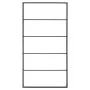 Black steel towel rack 60x10x116 cm by vidaXL, Towel racks - Ref: Foro24-336120, Price: 43,18 €, Discount: %