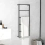 Black steel towel rack 45x10x115 cm by vidaXL, Towel racks - Ref: Foro24-336118, Price: 48,81 €, Discount: %