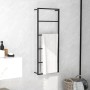 Toallero de acero negro 45x10x115 cm de vidaXL, Toalleros - Ref: Foro24-336118, Precio: 47,99 €, Descuento: %