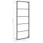 Black steel towel rack 45x10x115 cm by vidaXL, Towel racks - Ref: Foro24-336118, Price: 48,81 €, Discount: %