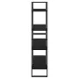 4-tier solid black pine wood shelf 80x30x140 cm by vidaXL, Bookcases and shelves - Ref: Foro24-806466, Price: 70,92 €, Discou...