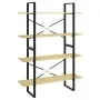 4-stufiges Regal aus massivem Kiefernholz, 100 x 30 x 140 cm von vidaXL, Bücherregale und Regale - Ref: Foro24-806482, Preis:...