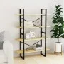 4-stufiges Regal aus massivem Kiefernholz, 100 x 30 x 140 cm von vidaXL, Bücherregale und Regale - Ref: Foro24-806482, Preis:...