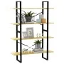 4-stufiges Regal aus massivem Kiefernholz, 100 x 30 x 140 cm von vidaXL, Bücherregale und Regale - Ref: Foro24-806482, Preis:...