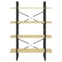 4-tier solid pine wood shelf 100x30x140 cm by vidaXL, Bookcases and shelves - Ref: Foro24-806482, Price: 69,73 €, Discount: %