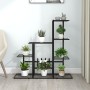 Soporte de flores negro de metal 94,5x25x88 cm de vidaXL, Soportes para macetas - Ref: Foro24-336112, Precio: 49,84 €, Descue...