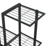 Soporte de flores negro de metal 94,5x25x88 cm de vidaXL, Soportes para macetas - Ref: Foro24-336112, Precio: 49,84 €, Descue...