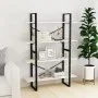 Solid white pine wood 4-level shelf 100x30x140 cm by vidaXL, Bookcases and shelves - Ref: Foro24-806483, Price: 78,98 €, Disc...