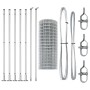 Valla Euro con 7 Poste Flangeados 1.4x10 m Acero Galvanizado de , Paneles de vallas - Ref: Foro24-3350986, Precio: 140,69 €, ...