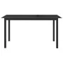 Gartentisch aus Aluminium und schwarzem Glas, 150 x 90 x 74 cm von vidaXL, Gartentische - Ref: Foro24-312201, Preis: 142,50 €...
