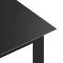 Mesa de jardín de aluminio y vidrio negro 150x90x74 cm de vidaXL, Mesas de jardín - Ref: Foro24-312201, Precio: 135,92 €, Des...