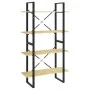 4-level solid pine wood shelf 80x30x140 cm by vidaXL, Bookcases and shelves - Ref: Foro24-806462, Price: 61,53 €, Discount: %